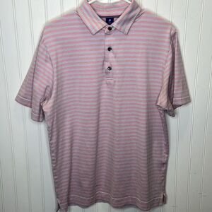 - Foot Joy Mens Athletic Fit Striped Polo Size Small